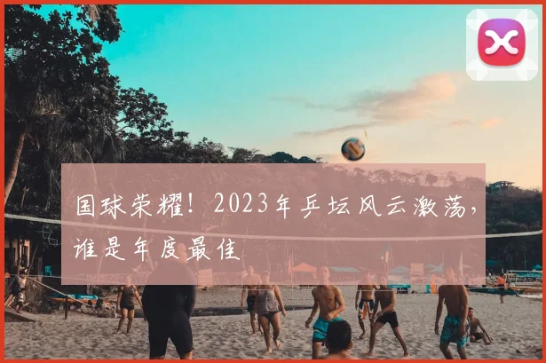 国球荣耀!2023年乒坛风云激荡,谁是年度最佳